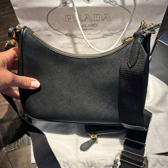 `Prada Re-Edition` Saffiano Leather Crossbody - Picture 5 of 5